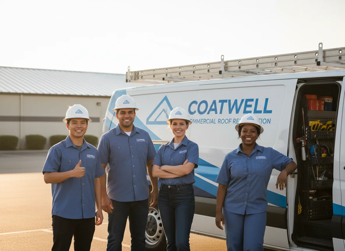 Commercial roof coating company in Allen, OK